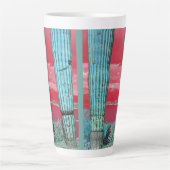 Mok van het meer Pleasant Saguaro Pillars Latte (Voorkant)