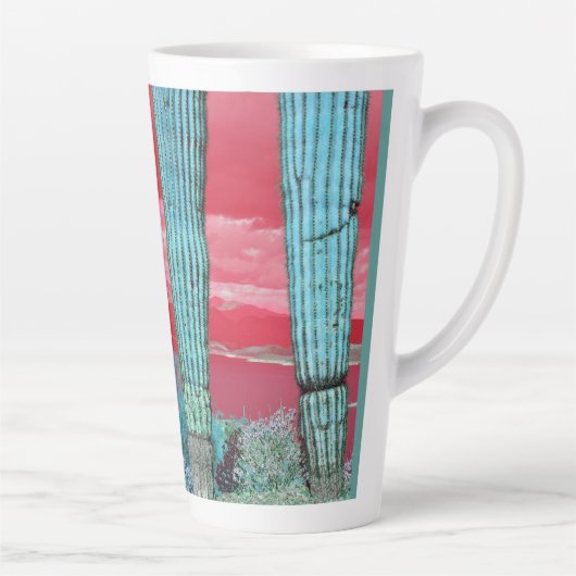 Mok van het meer Pleasant Saguaro Pillars Latte (Rechts)