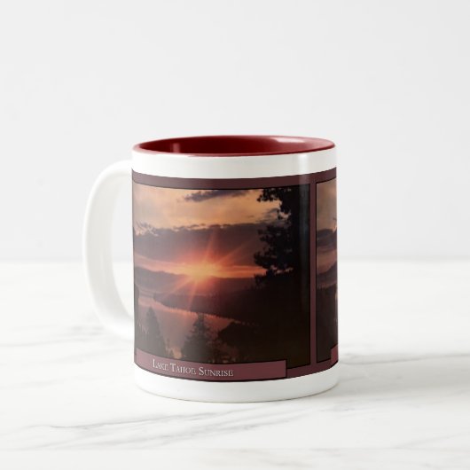 Mok van het meer Tahoe Sunrise Coffee (Voorkant links)
