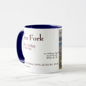 Mok van het meer van vork-saw Mill Hump (Voorkant links)