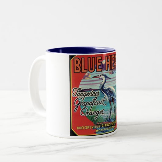 mok van het merk blue heron (Voorkant links)