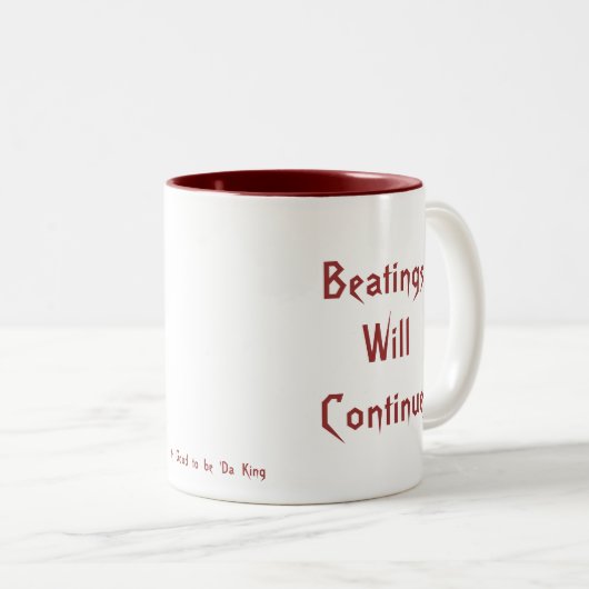 Mok van het Morale-verbeteringsplan (Voorkant rechts)