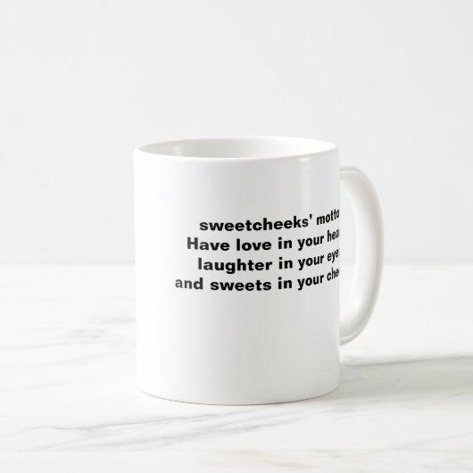 mok van het motto (Voorkant rechts)