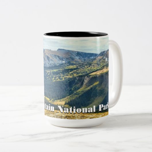 Mok van het nationale park Rocky Mountain (Voorkant rechts)