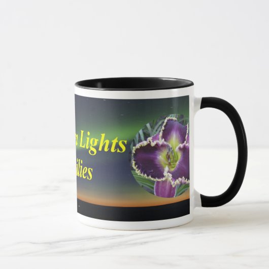 Mok van het Noordelijke Licht Daylilies (Rechts)
