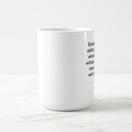 Mok van het onderwijscitaat van Robert Frost (Center)