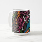 mok van het originele kunstwerk van Maggie Nancarr (Voorkant links)