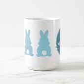 mok van het paaskonijnenmonogram (Center)