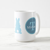 mok van het paaskonijnenmonogram (Voorkant rechts)