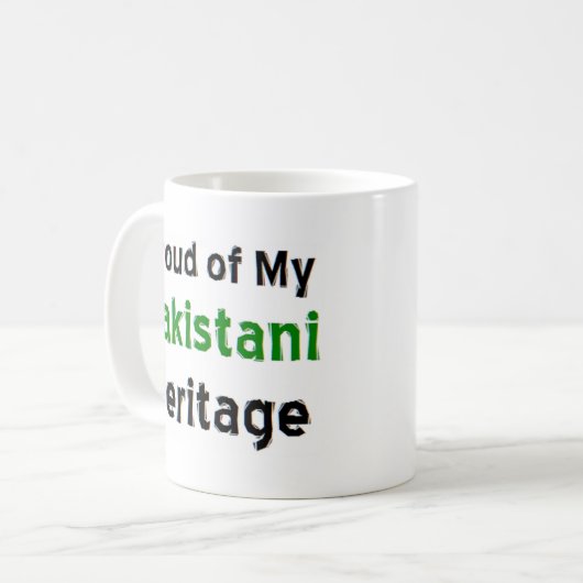 mok van het pakistani - erfgoed (Voorkant links)