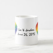 Mok van het regenboogkrabbelhart (Center)