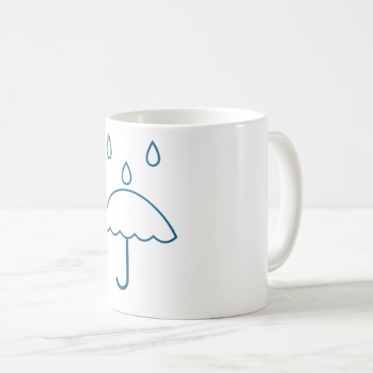 Mok van het regensymbool (Voorkant rechts)