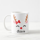 Mok van het rendiergezicht | Aangepaste rendier ke (Links)
