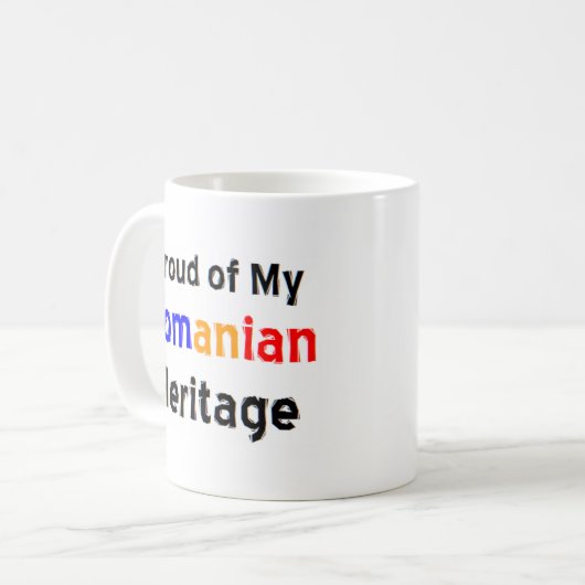 mok van het roemeense erfgoed - koffie (Voorkant links)