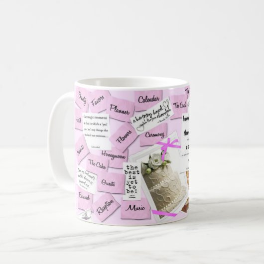 Mok van het Roze Weddenschap Coffee Cup (Voorkant links)
