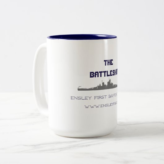 Mok van het slagschip! Steun EFBC! (Voorkant links)