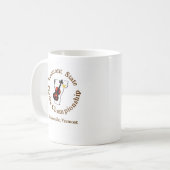 Mok van het staatskampioenschap voetbal in Vermont (Voorkant links)