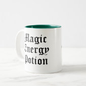 Mok van het standpunt van de Magic Energy (Voorkant links)