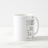 Mok van het vleugelvliegtuig van de Wright Brother (Voorkant rechts)