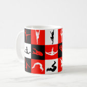 Mok van het voorste blok in het rood (Voorkant links)