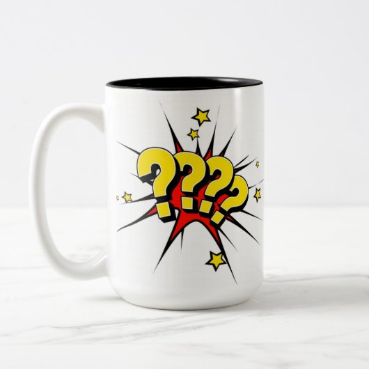 Mok van het vraagteken (Links)