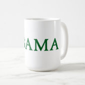 Mok van het vredessymbool van Obama voor koffie (Voorkant rechts)