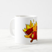 Mok van het wapenschild van de brandweer (Voorkant links)