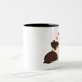 Mok van het zoenen Corgis | Corgi Kissing (Center)