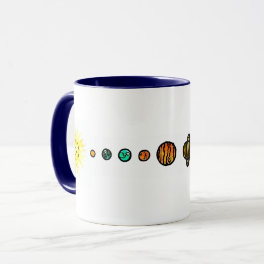 Mok van het zonnestelsel (Voorkant links)