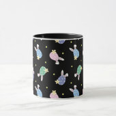 Mok van het zwarte en paaseipatroon (Midden)