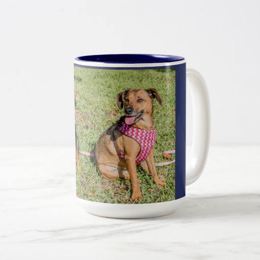 mok van hondenliefhebber, Coffe/Tea-Mok voor Honde (Voorkant rechts)