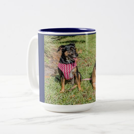 mok van hondenliefhebber, Coffe/Tea-Mok voor Honde (Voorkant links)