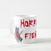 Mok van horrorfiend (Voorkant links)