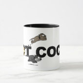 Mok van hot-cacao-Kat (Midden)