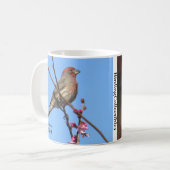 Mok van House Finch Coffee door BirdingCollectible (Voorkant links)