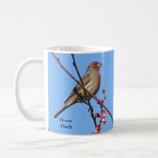Mok van House Finch Coffee door BirdingCollectible (Links)