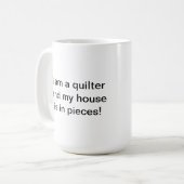 Mok van House/Pineersels Quilter (Voorkant links)