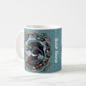 Mok van hout Duck (Voorkant links)