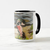 Mok van hout Duck (Voorkant rechts)