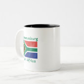 Mok van Johannesburg - Zuid-Afrika - Vlaggenkoffie (Voorkant links)