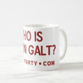 Mok van John Galt Tea Party (Voorkant rechts)