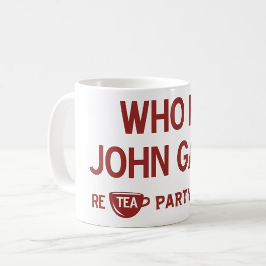 Mok van John Galt Tea Party (Voorkant links)