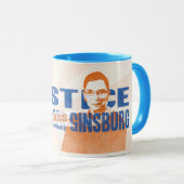 Mok van Justitie.  Ruth Bader "Badass" Ginsburg (Voorkant rechts)