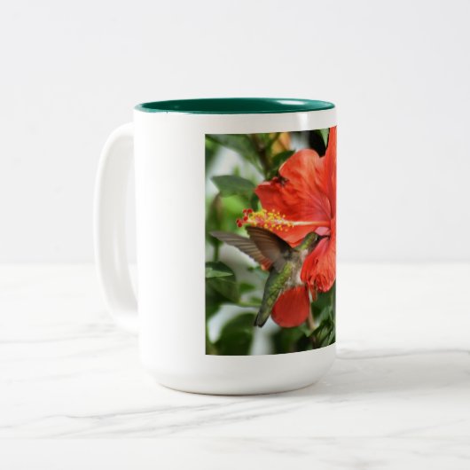 Mok van kalkoenen (Voorkant links)