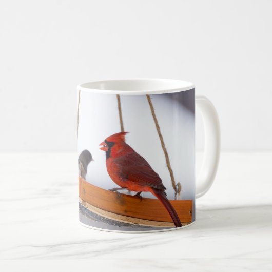 Mok van kardinaal en Juncos Coffee (Voorkant rechts)