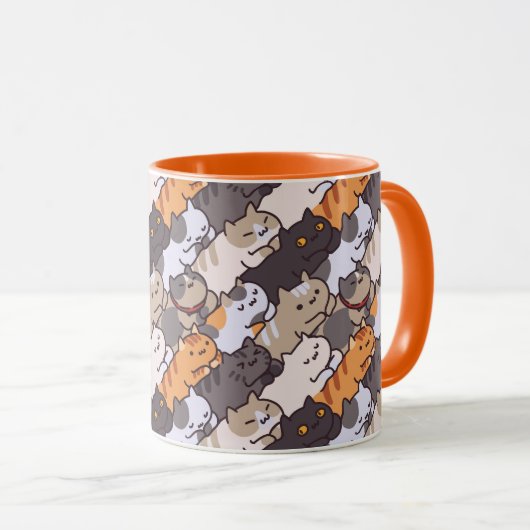 Mok van katten (Voorkant rechts)