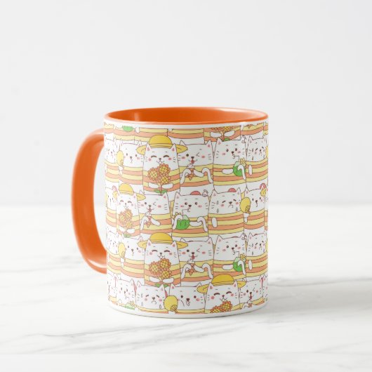 Mok van katten (Voorkant links)