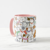 Mok van katten (Voorkant links)