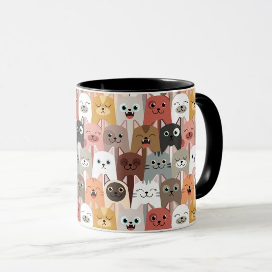 Mok van katten (Voorkant rechts)