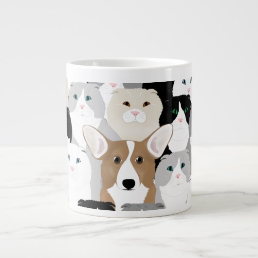 Mok van katten en honden (Voorkant)